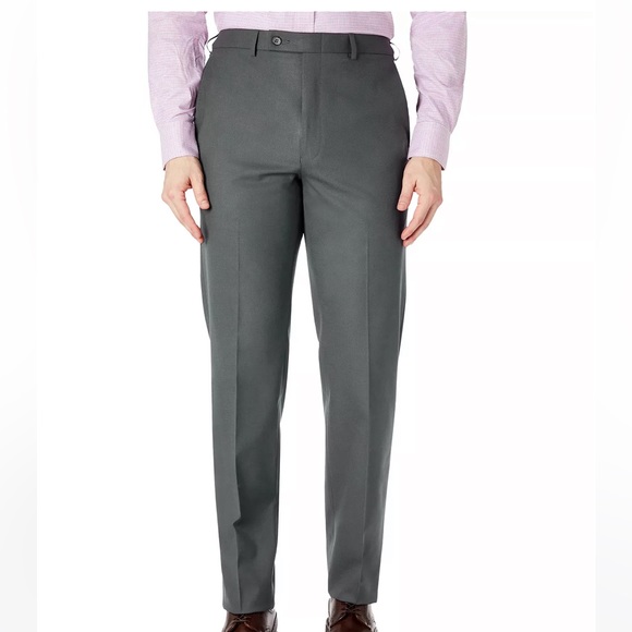 Ralph Lauren Men's Classic-Fit Ultraflex Stretch Flat-Front Dress Pants - Picture 3 of 6
